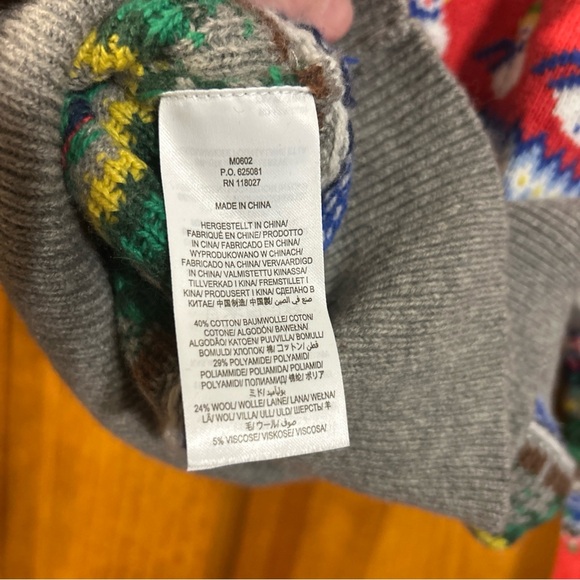 Boden Women’s Christmas Fair Isle Santa/Tree/Snowmen Wool blend Sz XS-EUC - Picture 9 of 9